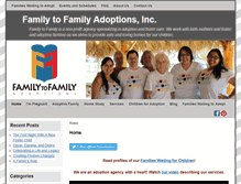 Tablet Screenshot of fam2fam.org